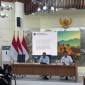 Kepala Bakom RI Muhammad Qodari (kiri) dalam konferensi pers di Jakarta, Rabu (17/6/2026). (Foto: Antara/Genta Tenri M)