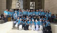 Sebagian jemaah haji Kloter 01 Embarlasi Banjarmasin asal Kota Banjarmasin saat berada di Kota Makkah untuk mempersiapkan diri pulang ke Tanah Air dijadwalkan diberangkatkan dari Arab Saudi pada 2 Juni 2026 dan tiba di Bandara Syamsuddin Noor Banjarmasin pada Rabu (3/6/2026). (Foto: Kemenhaj Kalsel)