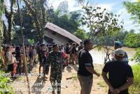 Lokasi bocah Jio Norahito (11) yang hilang di Sungai Kapuas, Desa Sei Hanyu, Kabupaten Kapuas, Kalteng. (Foto: dok SAR Palangka Raya)