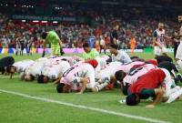 Maroko lolos ke 16 besar Piala Dunia 2026 usai singkirkan Belanda. (Foto: REUTERS/Daniel Becerril)