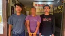 D, pria yang merampok emas di Gumas. (Foto: Dok Polsek Rungun)