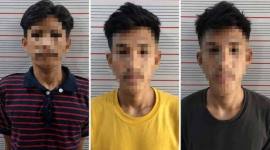 3 Pelaku pencurian meteran air PDAM berhasil diringkus. (Foto: Dok Polres Kapuas)