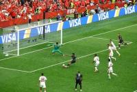 Pemain Kanada Jonathan David mencetak hattrick ke gawang Qatar. (Foto: REUTERS/Albert Gea)