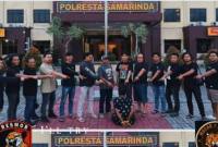 Sendi Ramadan usai ditangkap di Polresta Samarinda. (Foto: Dok Polres Kobar) 
