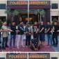 Sendi Ramadan usai ditangkap di Polresta Samarinda. (Foto: Dok Polres Kobar) 