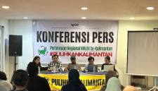 Pertemuan regional Walhi se-Kalimantan, di Samarinda, Kamis (11/6/2026). (Foto: Antara/Rendra Oxtora)