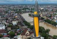 Tugu Nol Km Kalsel akan dilakukan soft opening. Foto : Istimewa