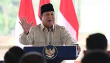Presiden Prabowo Subianto memberikan pidato sambutan dalam peresmian Bendungan Meninting di Lombok Barat, Nusa Tenggara Barat, Jumat (10/7/2026). (Foto: HO-BPMI Sekretariat Presiden)