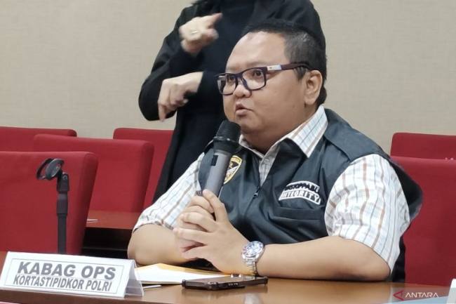 Kabag Ops Korps Pemberantasan Tindak Pidana Korupsi (Kortastipidkor) Polri Kombes Pol. Ahmad Yusuf Afandi. (Foto: Antara/Nadia Putri R)