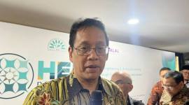 Menteri Keuangan Purbaya Yudhi Sadewa usai menghadiri acara Halal Expo Indonesia 2026 di Jakarta, Rabu (8/7/2026). (Foto: Antara/Nabil Ihsan)
