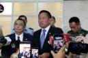Wakil Menteri Pertahanan Donny Ermawan saat memberi keterangan di kompleks parlemen, Jakarta, Rabu (1/7/2026). (Foto: Antara/Bagus Ahmad R)