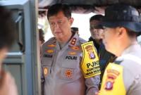 Kapolda Kalteng Irjen Pol Iwan Kurniawan saat meninjau penanganan karhutla di Tumbang Nusa Pulang Pisau belum lama ini. (Foto: HO-Polda Kalteng)