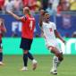 Jude Bellingham, melakukan selebrasi setelah mencetak gol penyeimbang dalam pertandingan perempat final turnamen sepak bola Piala Dunia 2026 antara Norwegia dan Inggris di Stadion Miami, Miami Gardens, pada 11 Juli 2026.(Foto: AFP/PATRICIA DE MELO MOREIRA)