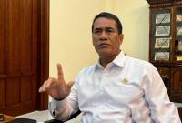Menteri Pertanian Andi Amran Sulaiman dalam bincang bersama awak media di Jakarta, Jumat (31/7/2026). (Foto: Antara/Harianto)