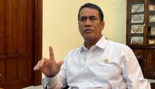 Menteri Pertanian Andi Amran Sulaiman dalam bincang bersama awak media di Jakarta, Jumat (31/7/2026). (Foto: Antara/Harianto)
