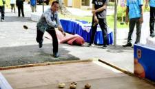 UPTD Museum Lambung Mangkurat Dinas Pendidikan dan Kebudayaan (Disdikbud) Provinsi Kalsel menggelar Lomba Permainan Tradisional Bagasing di Banjarbaru, Kalimantan Selatan, Kamis (2/7/2026). (Foto: Disdikbud Kalsel)
