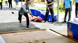 UPTD Museum Lambung Mangkurat Dinas Pendidikan dan Kebudayaan (Disdikbud) Provinsi Kalsel menggelar Lomba Permainan Tradisional Bagasing di Banjarbaru, Kalimantan Selatan, Kamis (2/7/2026). (Foto: Disdikbud Kalsel)
