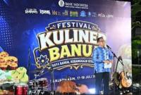 Deputi Kepala Perwakilan Bank Indonesia Provinsi Kalimantan Selatan Aloysius Donanto HW saat memberikan sambutan di acara Festival Kuliner Banua di Banjarmasin, beberapa waktu lalu. (Foto: HO-Humas Bank Indonesia)