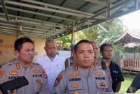 Plh Kapolresta Banjarmasin Kombes Pol Timbul R Siregar didampangi Kasat Lantas, AKP Embang Pramono.