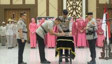 Serah terima jabatan erlangsung di Auditorium Polda Kalsel, Banjarbaru, Senin (13/7/2026) (SuarIndonesia/ZI)