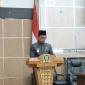 Wakil Bupati Akhmad Fauzi menyerahkan, dokumen rancangan KUA-PPAS APBD Tahun Anggaran 2027 kepada Ketua DPRD Balangan, Lindawati, Selasa (14/7/2026).