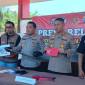 Pelaksana Harian (Plh) Kapolresta Banjarmasin, Kombes Pol Timbul R. Siregar, didampingi Kapolsek Banjarmasin Utara AKP Sunardi dan Kasat Reskrim Kompol Eru Alsepa, Kamis (16/7/2026) (SuarIndonesia/YI)