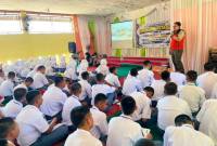 Dua sekolah di Kabupaten Balangan yaitu SMP N 2 Paringin dan SMK N 1 Paringin menggandeng Badan Penanggulangan Bencana Daerah (BPBD) Kabupaten Balangan (SuarIndonesia/Adv)