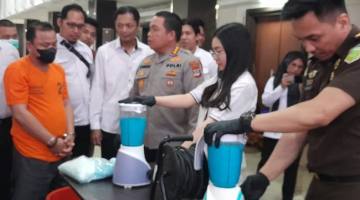 Polresta Banjarmasin bersama jajaran Polsek memusnahkan barang bukti narkotika hasil pengungkapan sejumlah kasus sepanjang Juni hingga Juli 2026,  (27/7/2026). (SuarIndonesia/YI)