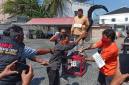 Kasus pembunuhan di  Jalan Kelayan B Gang Gembira Banjarmasin Selatan, tersangka M Hapis Al Hajis alias Hapis (28) peragakan 18 adegan, Kamis (30/7/2026) (SuarIndonesia/DO)