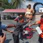 Kasus pembunuhan di  Jalan Kelayan B Gang Gembira Banjarmasin Selatan, tersangka M Hapis Al Hajis alias Hapis (28) peragakan 18 adegan, Kamis (30/7/2026) (SuarIndonesia/DO)