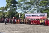 Apel Kesiapsiagaan Bencana digelar BPBD Kalsel. Foto : Istimewa