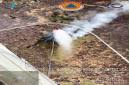 BPBD Kalsel mengoptimalkan helikopter water bombing untuk menangani karhutla. (Foto: HO-MC Kalsel)