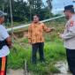Komisioner Kompolnas, Choirul Anam mengecek lokasi kejadian di Katingan Senin (6/7/2026) sore. (Foto: Humas Polres Katingan)