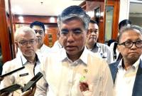 Menteri Ketenagakerjaan (Menaker) Yassierli saat dijumpai usai Rapat Kerja bersama Komisi IX DPR RI di Kompleks Parlemen Senayan, Jakarta, Senin (6/7/2026). (Foto: Antara/Arnidhya Nur Z)