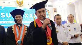 Menteri Koordinator Bidang Hukum, Hak Asasi Manusia, Imigrasi dan Pemasyarakatan (Menko Kumham Imipas) Republik Indonesia, Yusril Ihza Mahendra, di Balun Ijuk, Kabupaten Bangka, Babel, Rabu (29/7/2026). (Foto: Antara/Aprionis)

