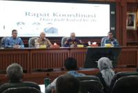 Gubernur Muhidin bersama sekda memimpin rakor persiapan peringatan Hari Jadi Kalsel. Foto : Istimewa