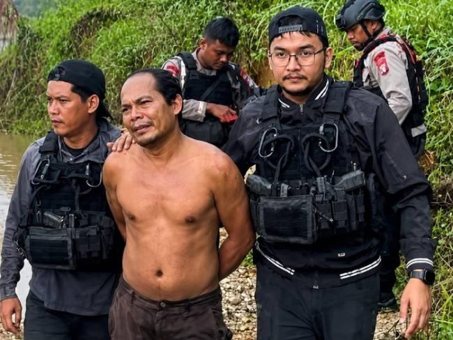 SA yang diduga terlibat dalam penyerangan terhadap anggota kepolisian hingga menewaskan Aipda Yudhi, diringkus aparat gabungan. (Foto: Istimewa)