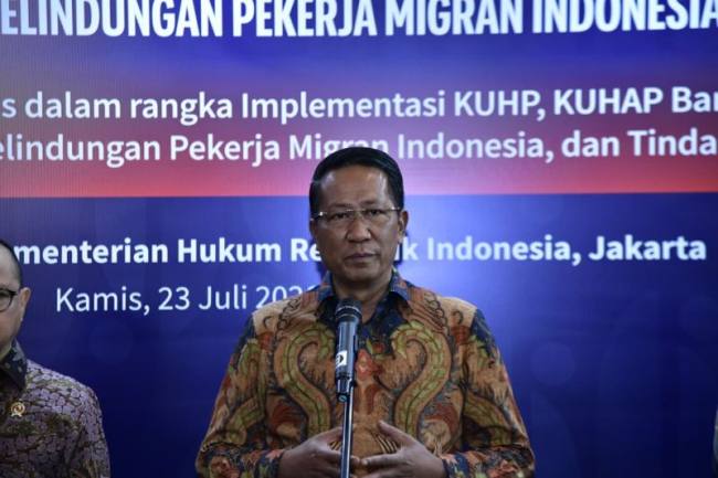 Menteri Hukum, Supratman Andi Agtas. (Foto: HO-Humas Kemenkum Babel)
