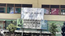 
SDN Teluk Dalam 10 Banjarmasin. (Foto: detikKalimantan/Khairun Nisa)