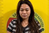 Tersangka Dea Nabila (22), teman bandar sabu-sabu Bio dalam kasus penggerebekan maut di Katingan. (Foto: Istimewa)
