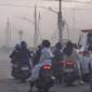 Kondisi kabut asap yang menyelimuti Kota Sampit pada pagi hari, Rabu (5/8/2026) kemarin. (Foto: Istimewa)