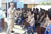Gubernur Kalteng Agustiar Sabran menyapa para pelajar di Puruk Cahu Kabupaten Murung Raya, Sabtu (1/8/2026) lalu. (Foto: HO-Biro Adpim Pemprov Kalteng)
