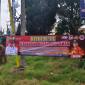 BPBD Balangan pasang spanduk imbauan di sejumlah titik strategis. Foto : MC Balangan