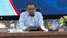 Kepala Badan Komunikasi Pemerintah (Bakom) Muhammad Qodari memberikan paparan dalam konferensi pers Program Hasil Terbaik Cepat di kantor Bakom, Jakarta, Rabu (5/8/2026). (Foto: Antara/Maria Cicilia G)