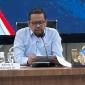 Kepala Badan Komunikasi Pemerintah (Bakom) Muhammad Qodari memberikan paparan dalam konferensi pers Program Hasil Terbaik Cepat di kantor Bakom, Jakarta, Rabu (5/8/2026). (Foto: Antara/Maria Cicilia G)