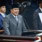 Presiden Prabowo Subianto menyampaikan pidato pada Sidang Tahunan MPR RI dan Sidang Bersama DPR-DPD RI Tahun 2026 di kompleks parlemen, Jakarta, Jumat (14/8/2026). (Foto: Antara/Dhemas Reviyanto)