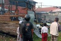Rumah sewaan yang terbakar, Senin (31/8/2026) dinihari, sekitar pukul 02.00 WITA. (SuarIndonesia/DO)