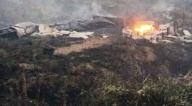 Satu rumah warga di Desa Harapan Baru, Kecamatan Dadahup, Kabupaten Kapuas, ludes terbakar, diduga dipicu oleh api dari karhutla, Kamis (27/8/2026). (Foto: HO-BPBD Kapuas)