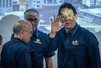 Menteri Keuangan Purbaya Yudhi Sadewa menjawab pertanyaan wartawan saat konferensi pers di Kantor Kementerian Keuangan, Jakarta, Rabu (5/8/2026). (Foto: Antara/Bayu Pratama S)