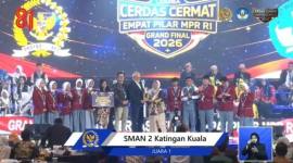 SMAN 2 Katingan Kuala, Kalteng juara Lomba Cerdas Cermat 4 Pilar MPR RI 2026. (YouTube @MPRGOID)